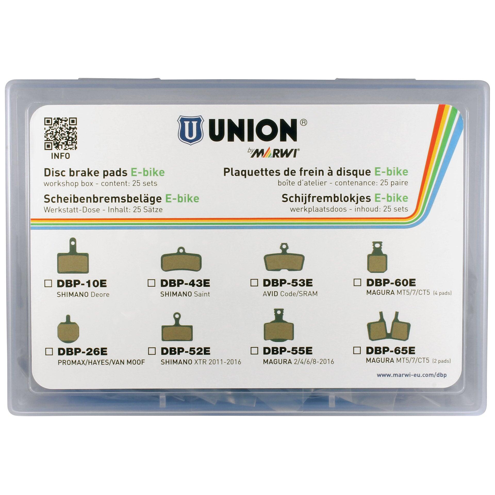 Klocki UNION DBP-26E do Juicy, organiczne Kevlar, 25 par