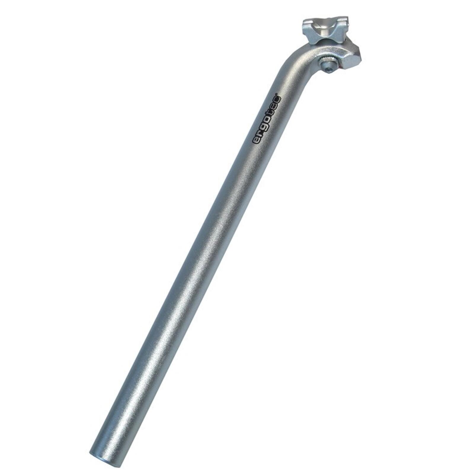 Opatentowana sztyca podsiodłowa Hook 4, Ø25,4 mm, 400 mm, srebrna