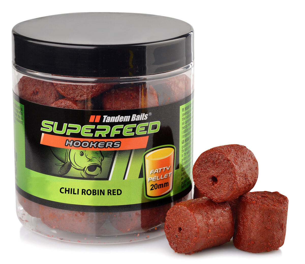 Haczykowy pellet Fatty SuperFeed 20mm/150g Chili Robin Red