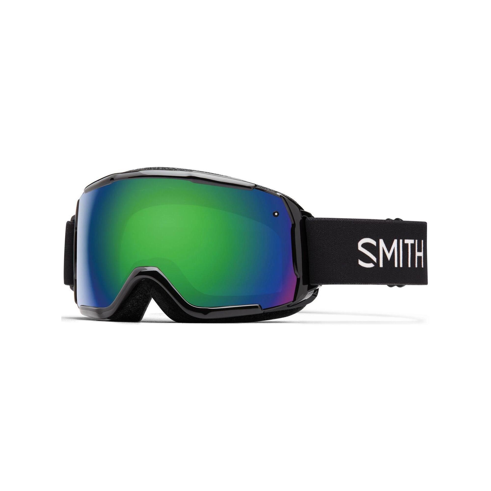 Sporty zimowe Gogle Smith Grom Junior Gogle narciarskie - Green Sol-x