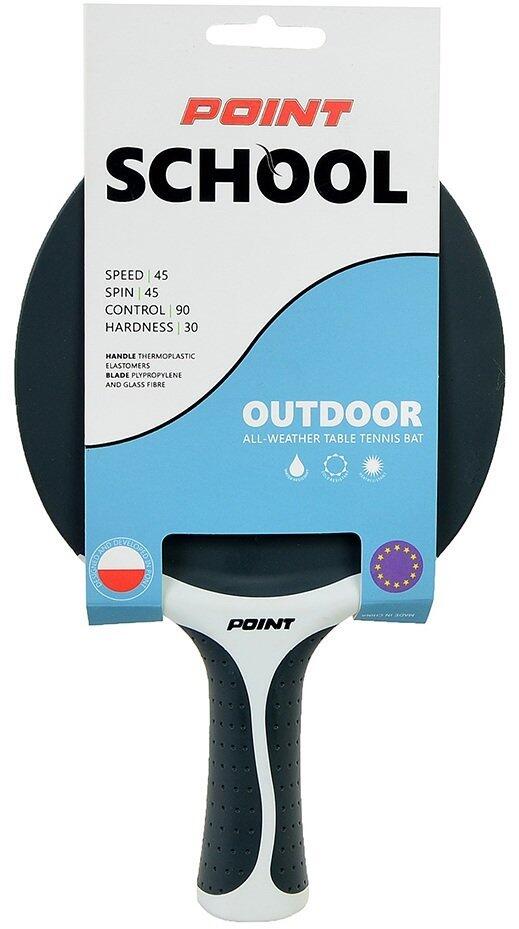 Rakietka do ping ponga Point School outdoor czarna