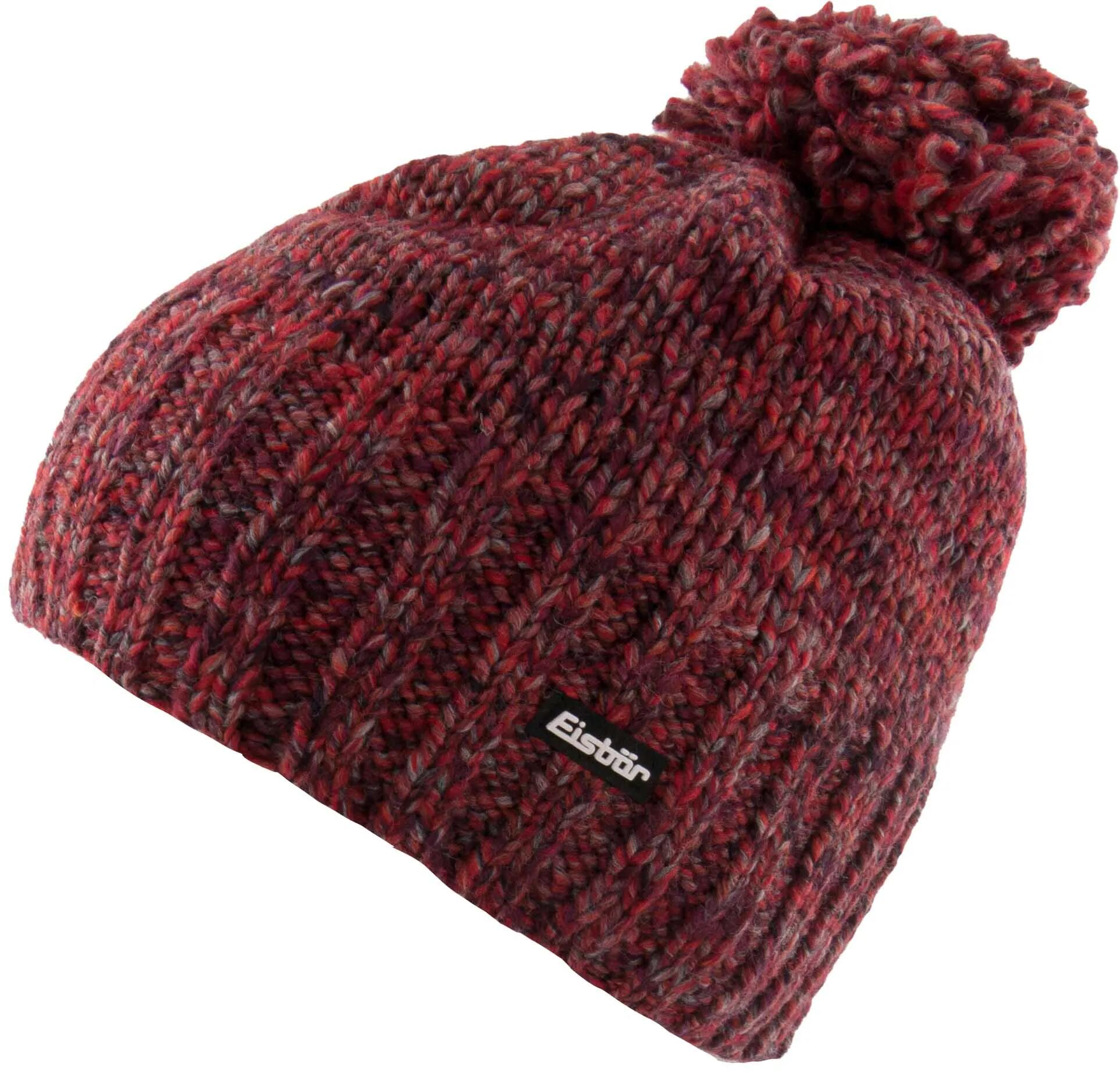 Czapka zimowa Eisbär Wms Wally Pompon Czerwony Czerwony
