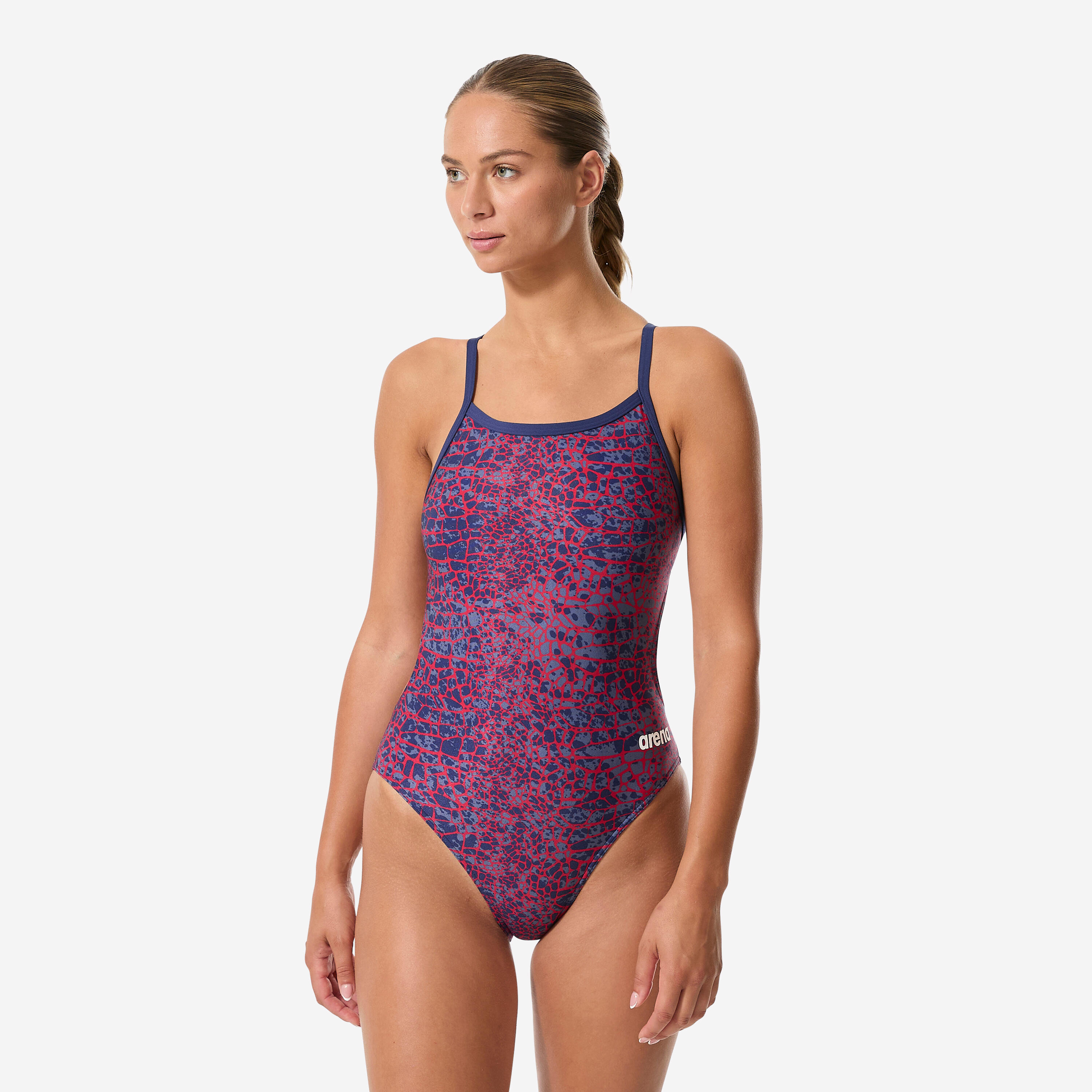 Strój jednoczęściowy pływacki damski Arena Snakeskin