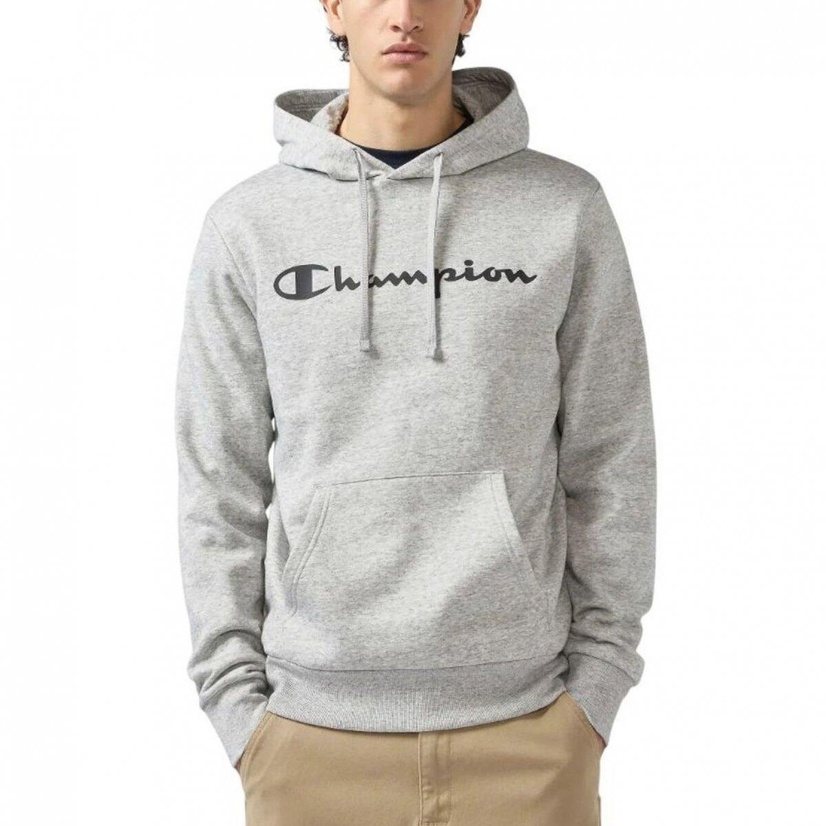 Bluza męska z kapturem treningowa Champion Hooded Sweatshirt szara