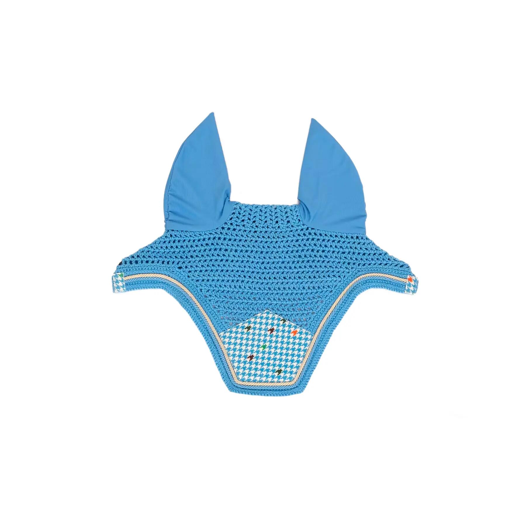 Czapka przeciw insektom dla konia z weluru Kentucky Horsewear Fly Veil Wellingto