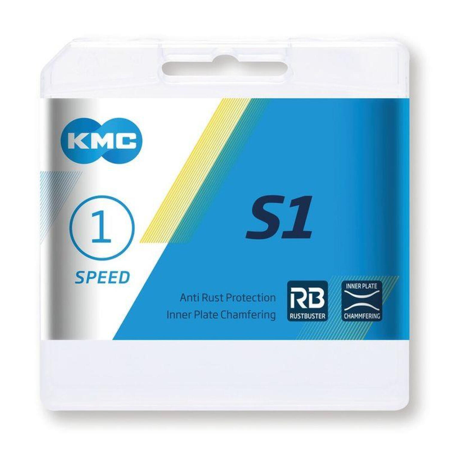 Szeroki łańcuch KMC s1 rb 1/2x1/8 112L 1v