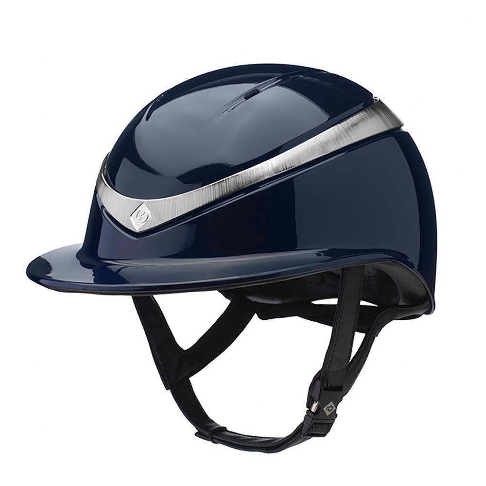 Kask jeździecki pic duży błyszczący Charles Owen luxe