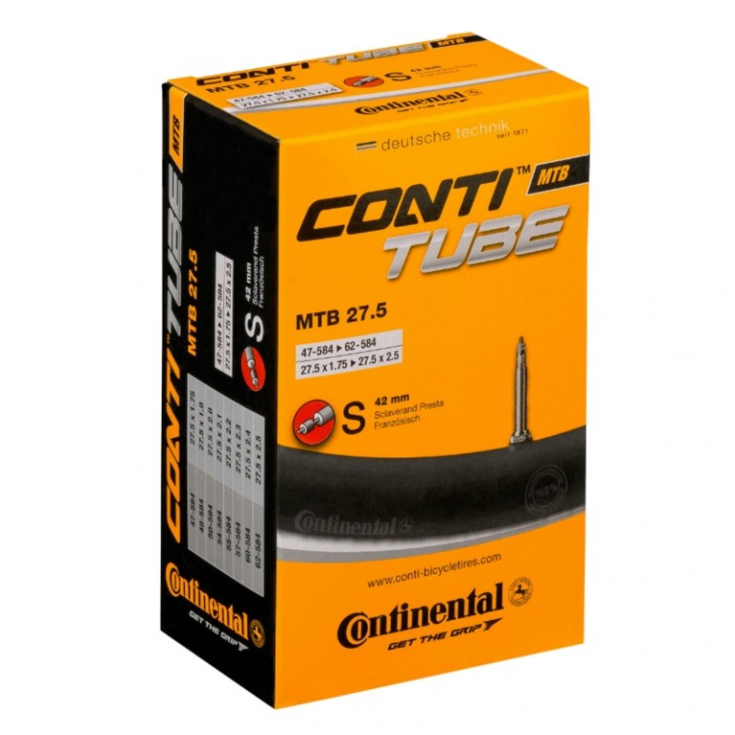 Dętka Presta Continental 27.5 x1.75-2.40