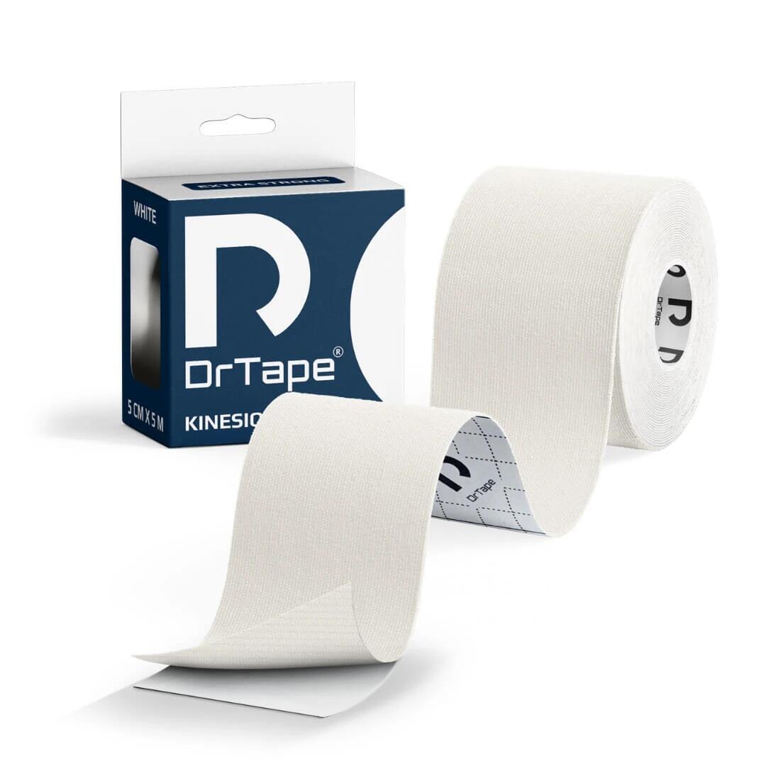 Taśma kinezjologiczna do tejpingu wodoodporna mocna 5 cm x 5 m DrTape