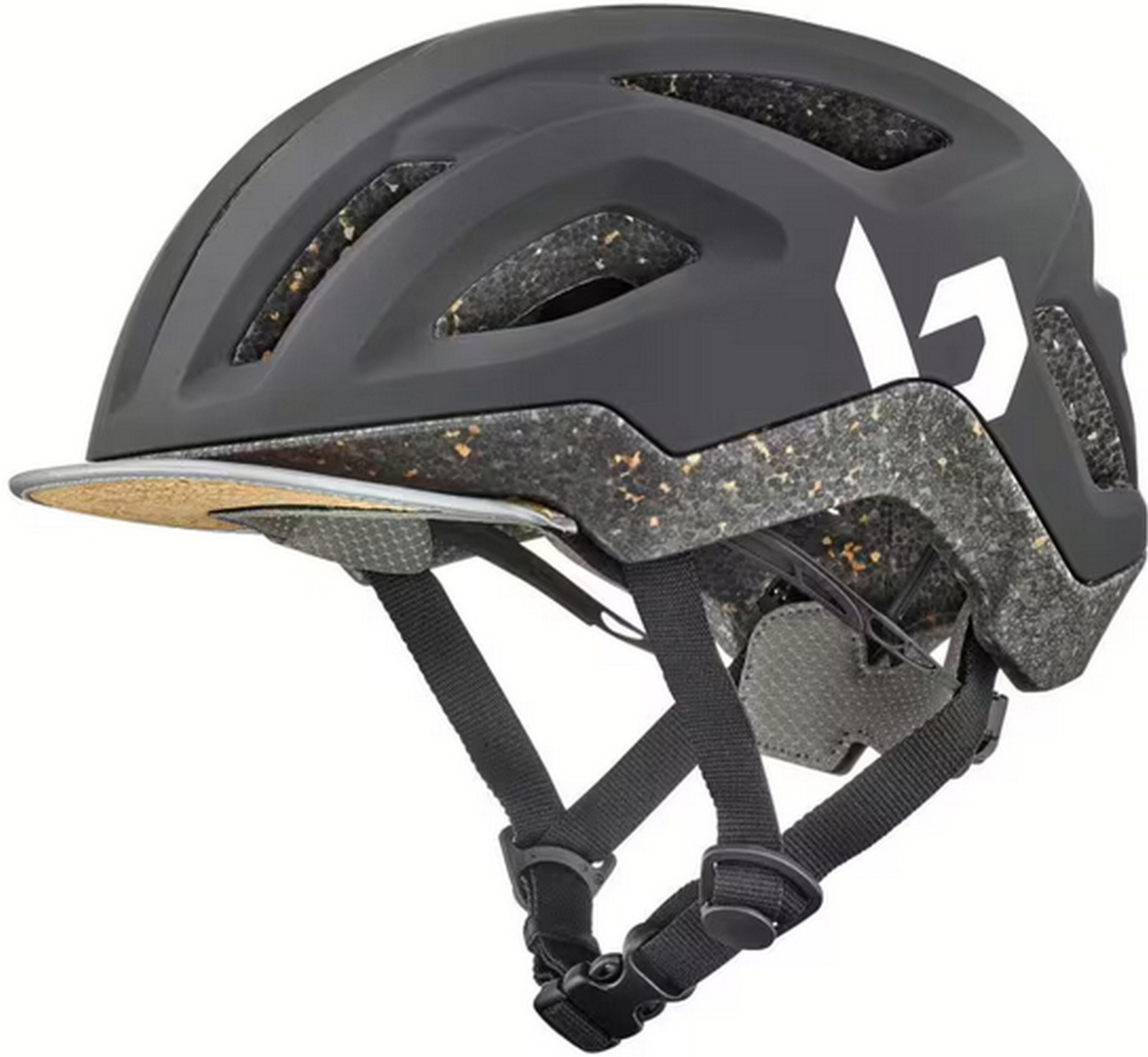 Kask rowerowy miejski „REACT”, czarny matowy