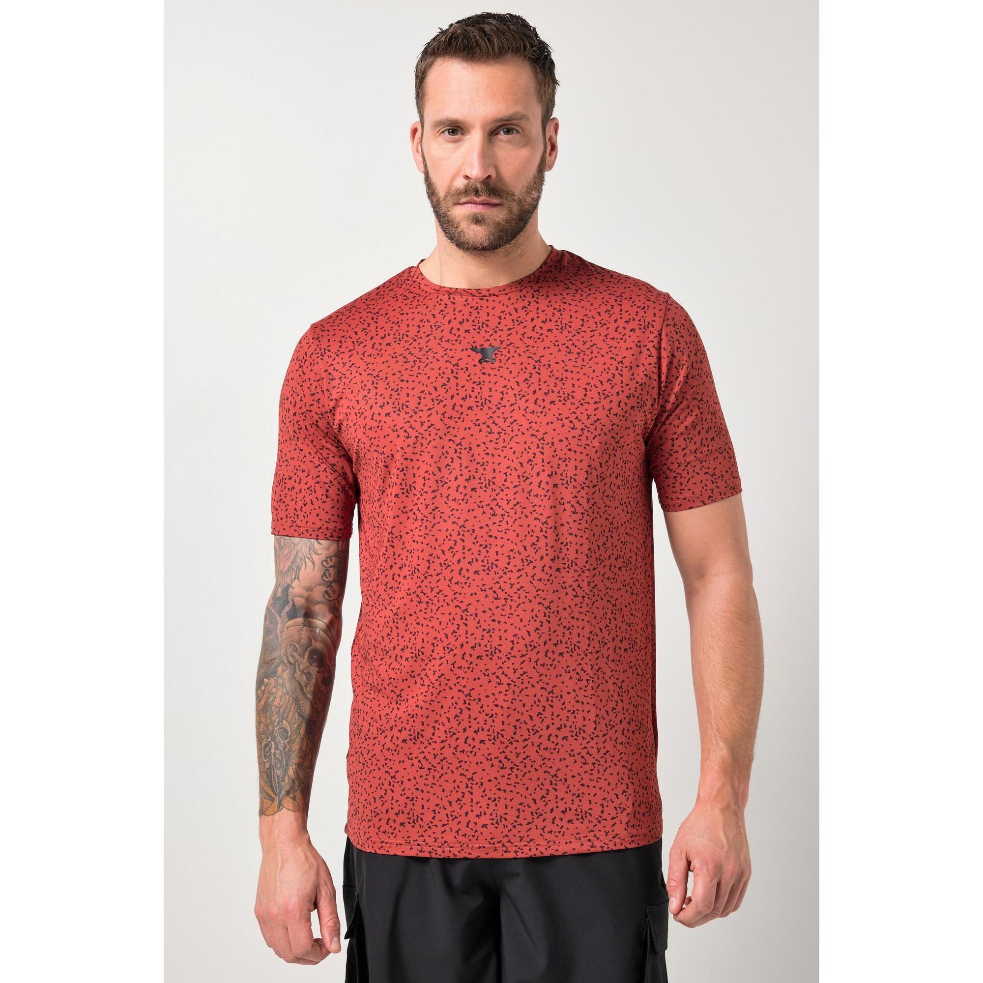 Męska T-shirt FLEXNAMIC® fitness rękaw 1/2 wzór szybkoschnący