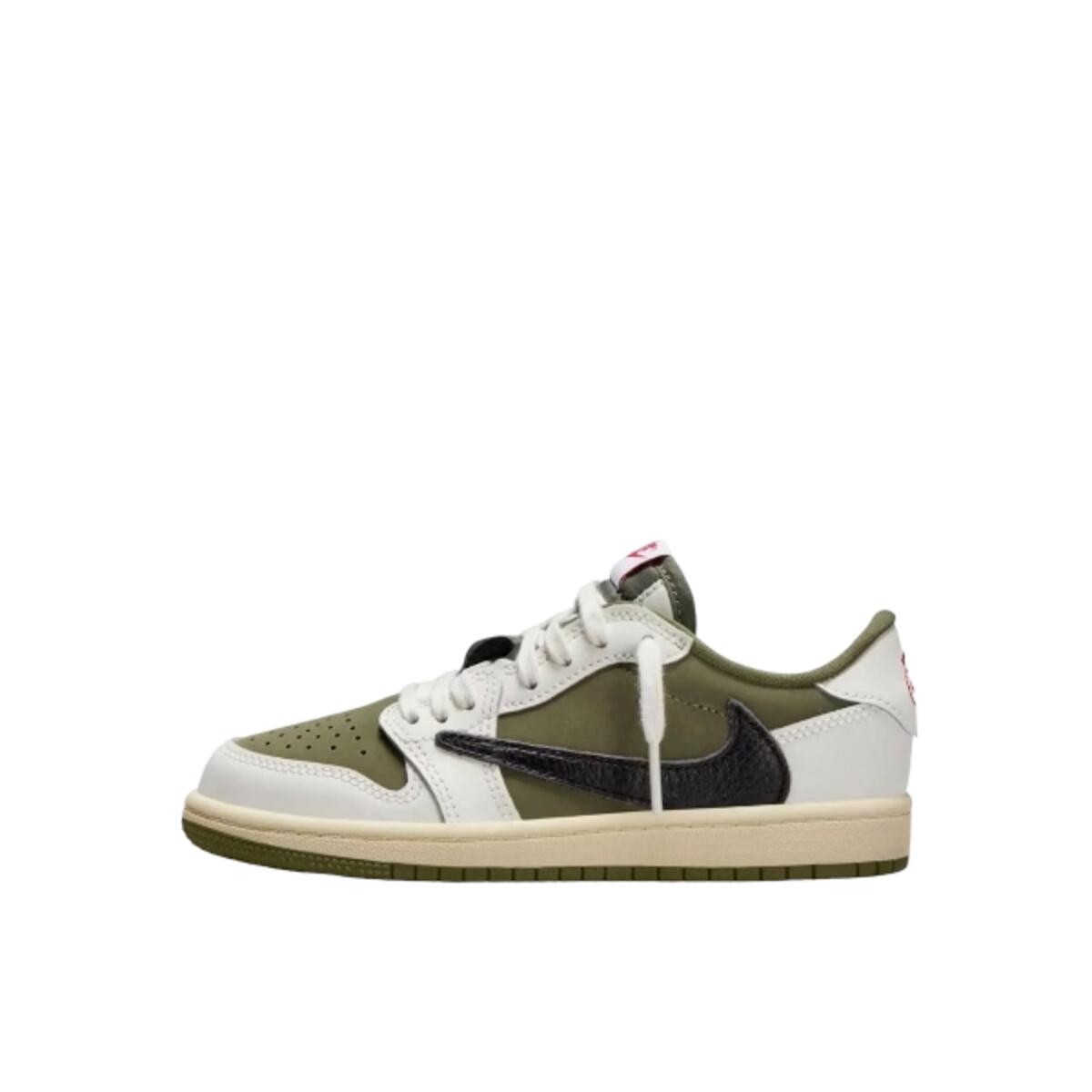 Air Jordan 1 Retro Low OG SP Travis Scott Medium Olive Enfant et Bébé