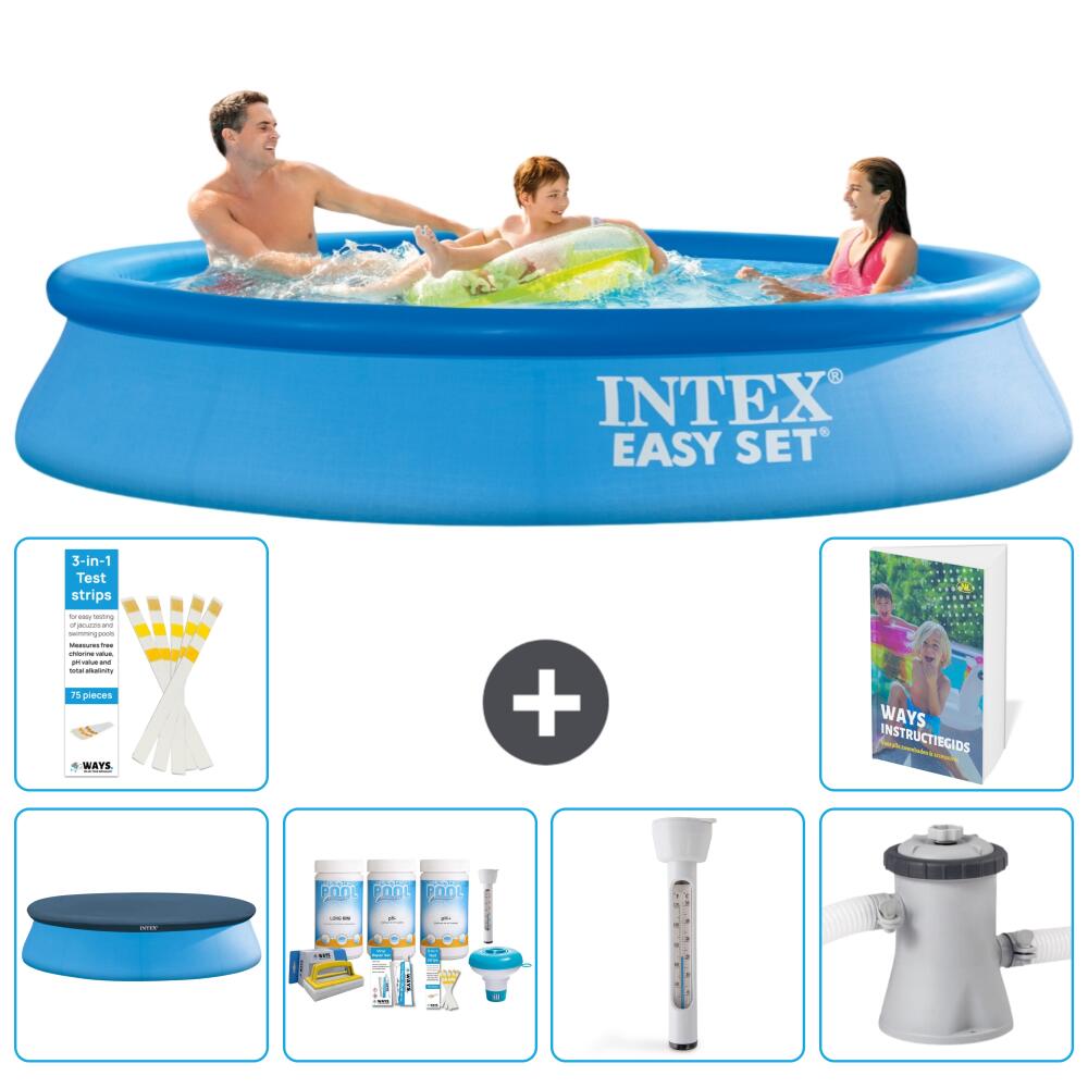 INTEX Basen Easy Set Okrągły - 305x61 cm - 7-częściowy S52