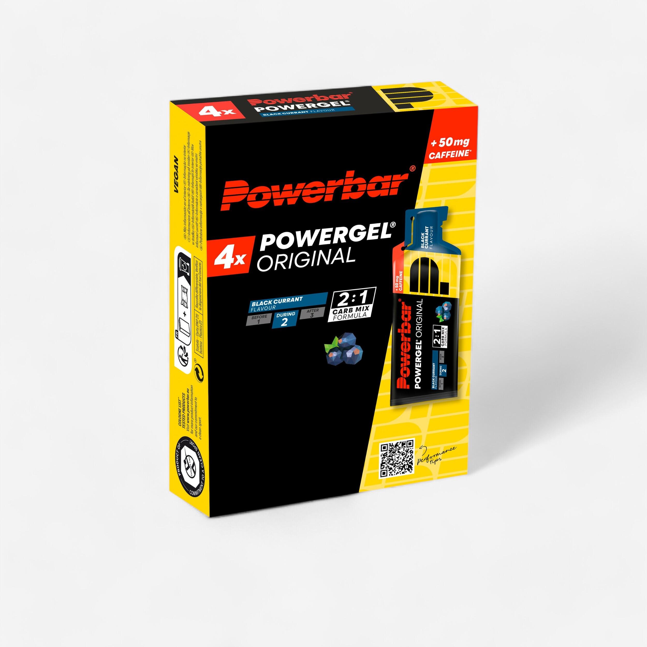 Żel energetyczny Power Gel czarna porzeczka 4x41g