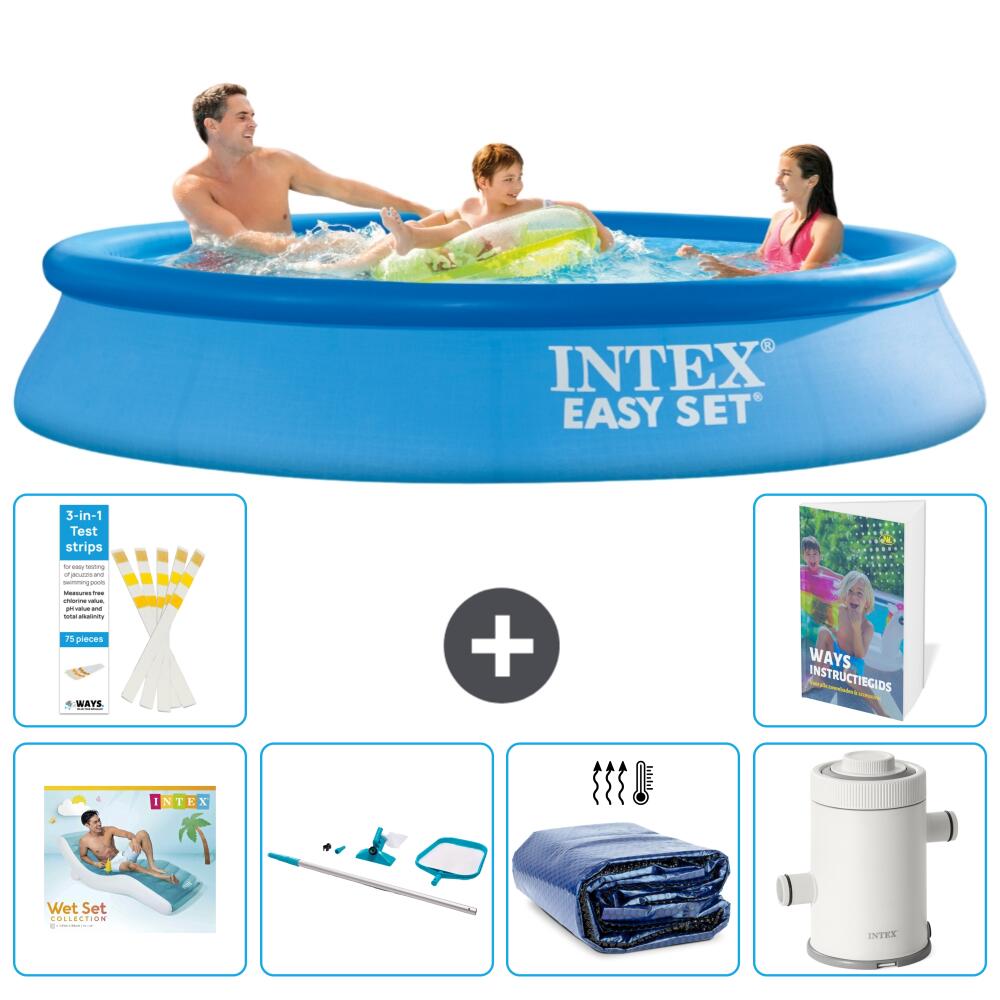 INTEX Basen Easy Set Okrągły - 305x61 cm - 7-częściowy S96