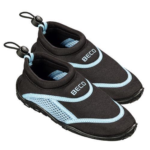 Buty wodne dziecięce Beco czarne/niebieskie
