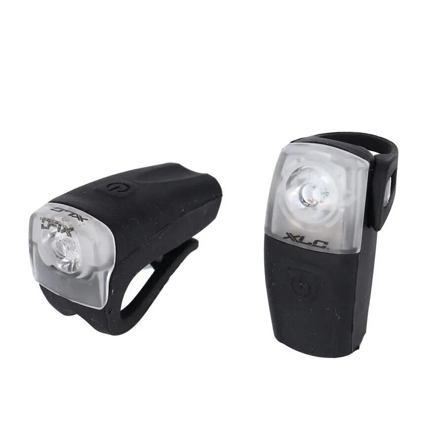 Zestaw oświetlenia rowerowego LED XLC CL-E16 (x2)