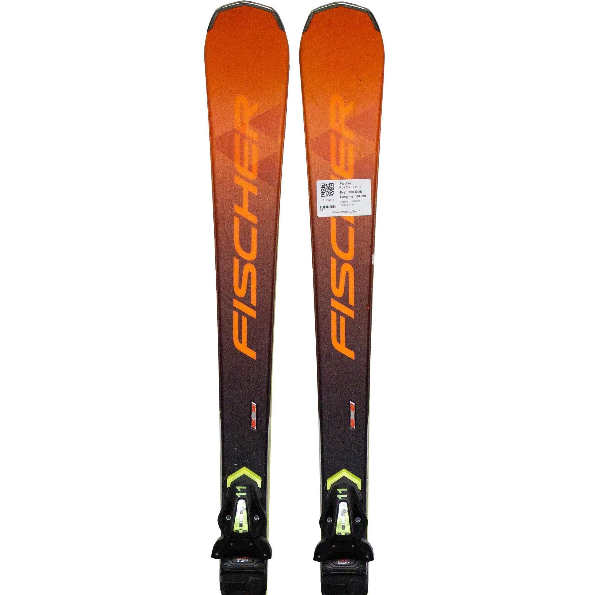 Second Life- Narty FISCHER RC4 The Curv Ti  164 cm- Stan dobry