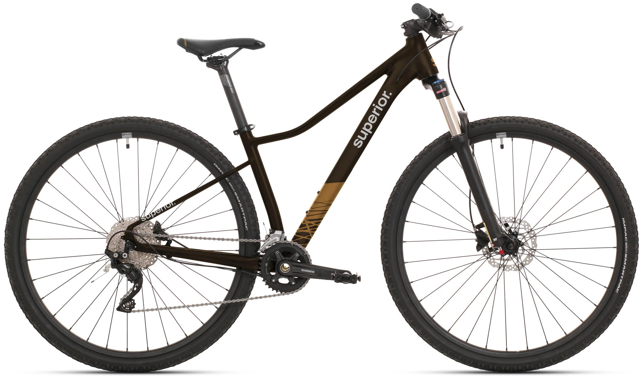 Rower górski MTB Superior XC 6.5 MS 29 18 M Shimano Deore 1x11 czarny złoty mat