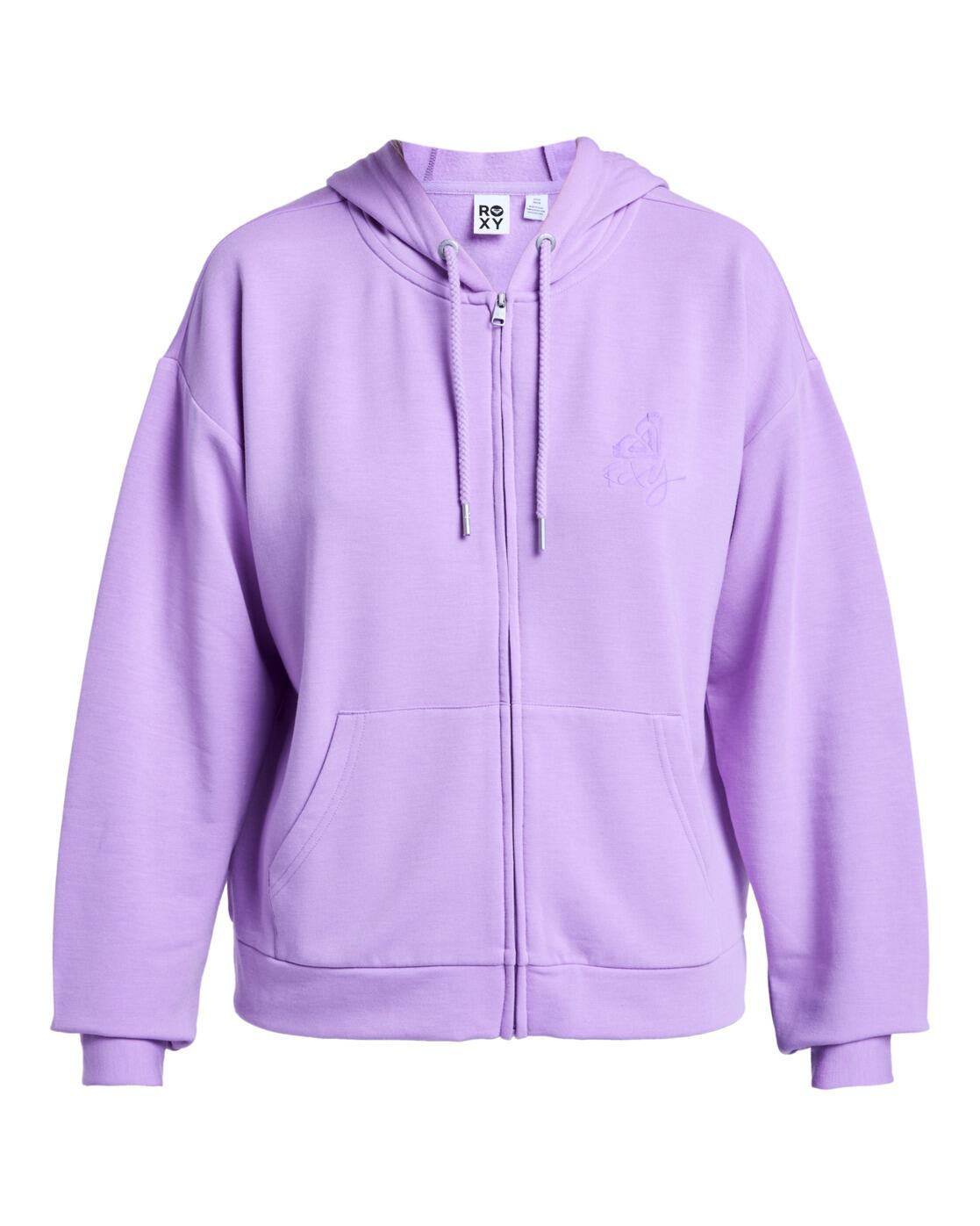 Bluza na zamek dla Kobiety SURFING BY DAYLIGHT Fioletowy