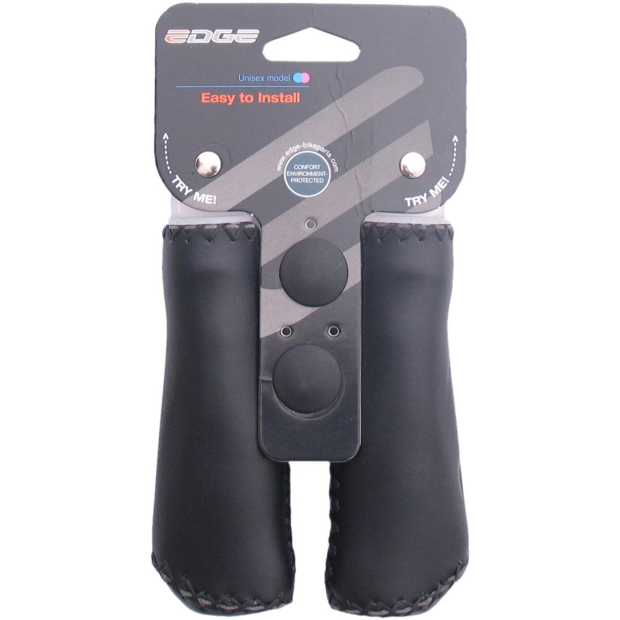 Chwyty Skórzane – Czarne – 2*135 Mm (Opakowania Detaliczne)