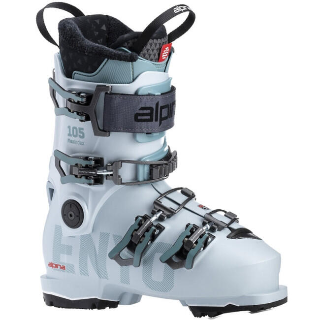Buty narciarskie ALPINA Enyo 105, Szary/Zielony, Damskie
