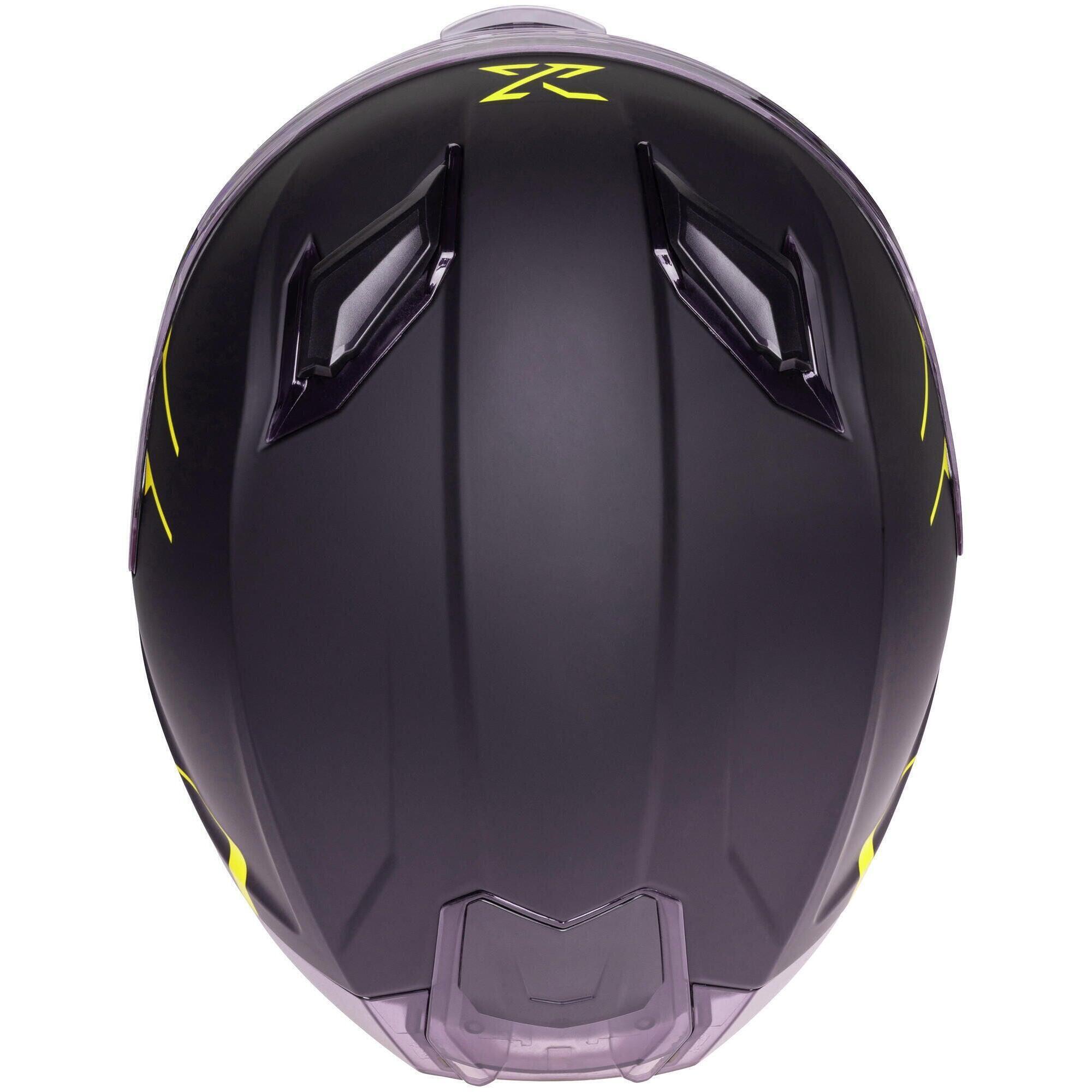 Kask integralny SPEC-X SX-82.03 R2 Stinger czarny mat/neon żółty XXL
