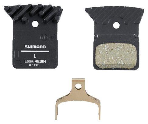 Rowerowy klocek hamulcowy z buforem żywicznym i sprężyną Shimano L05A (x2)