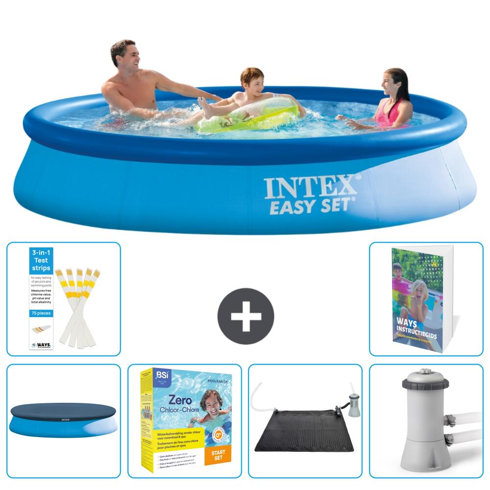 INTEX Basen Easy Set Okrągły - 366x76 cm - 7-częściowy S60