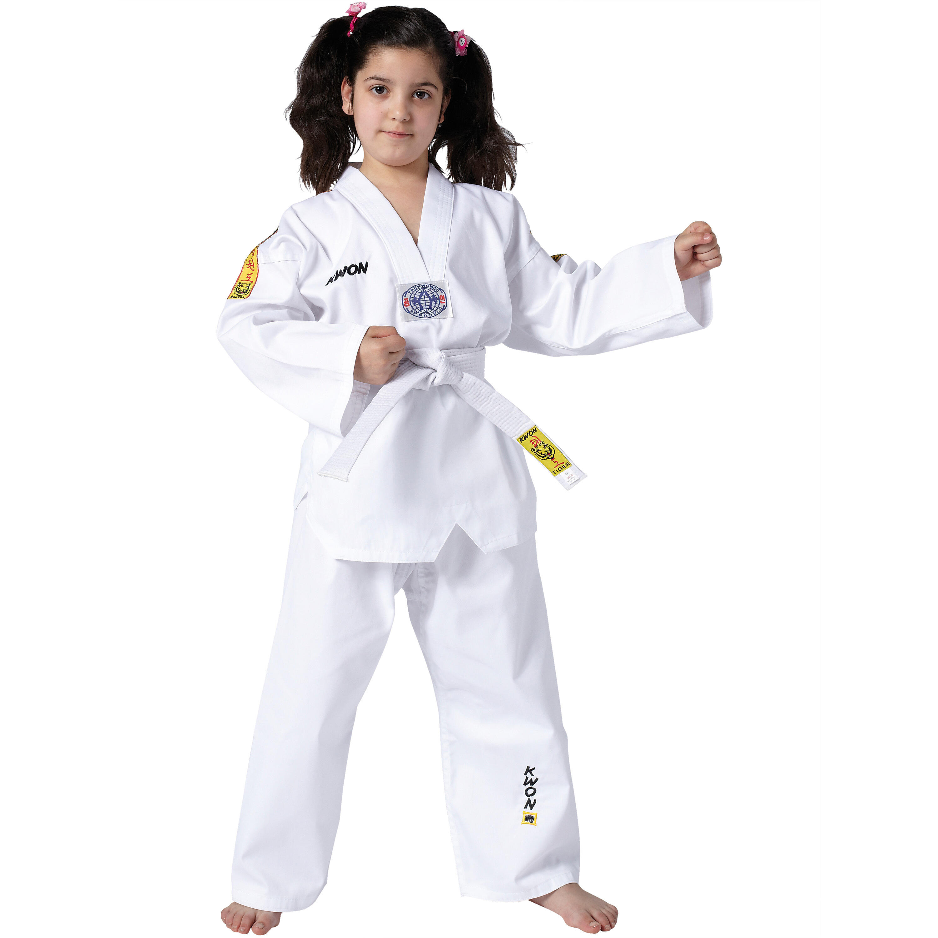 Kimono taekwondo dziecięce Kwon Clubline Tiger