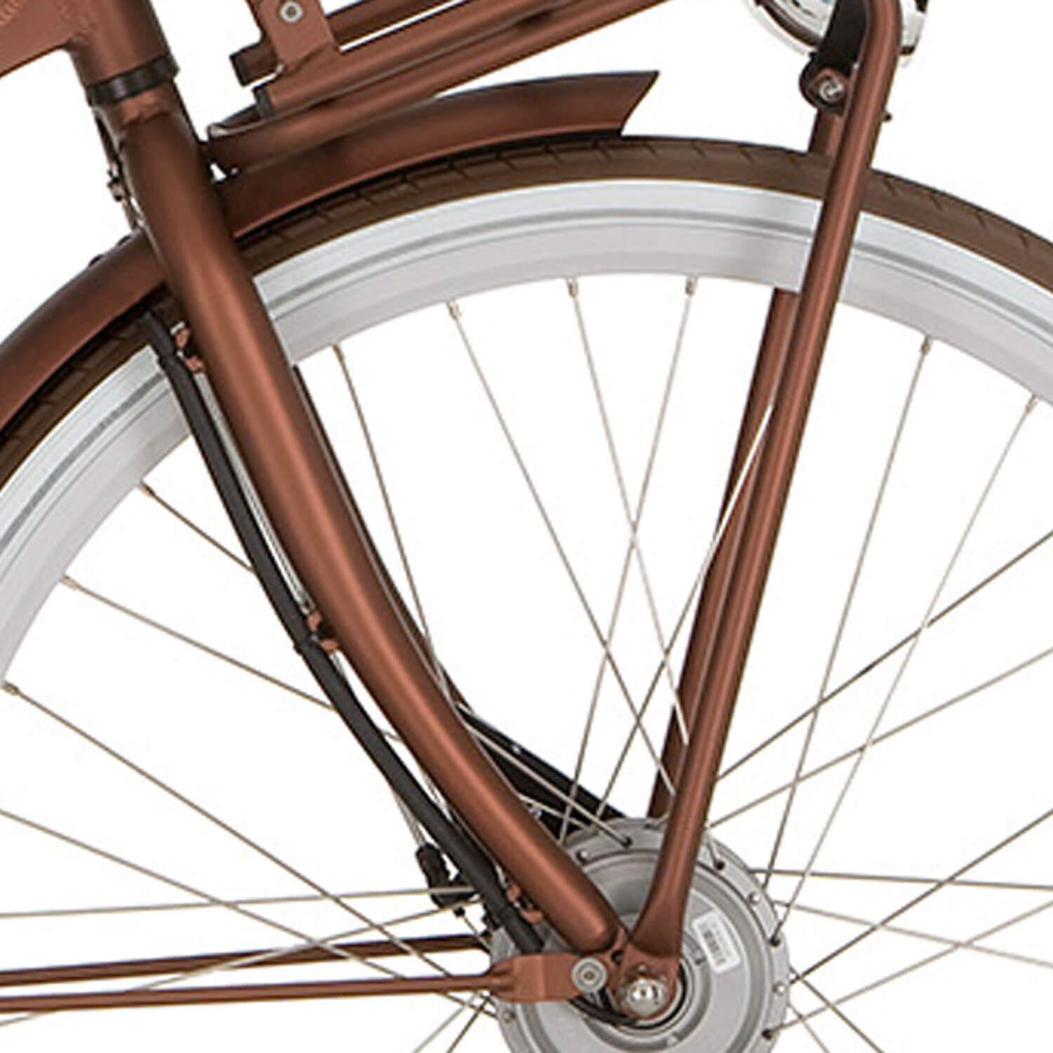 Cortina E-U4 Widelec Przedni 28inch Sparkle Brown Matt