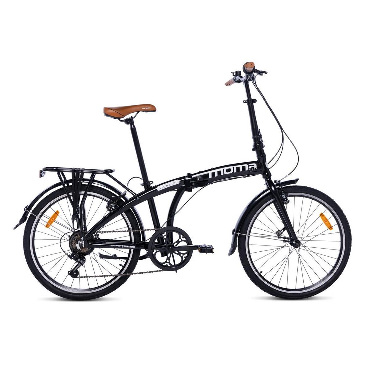 LIGHT 24, rower składany, aluminium, SHIMANO 7 biegów, komfortowe siodełko