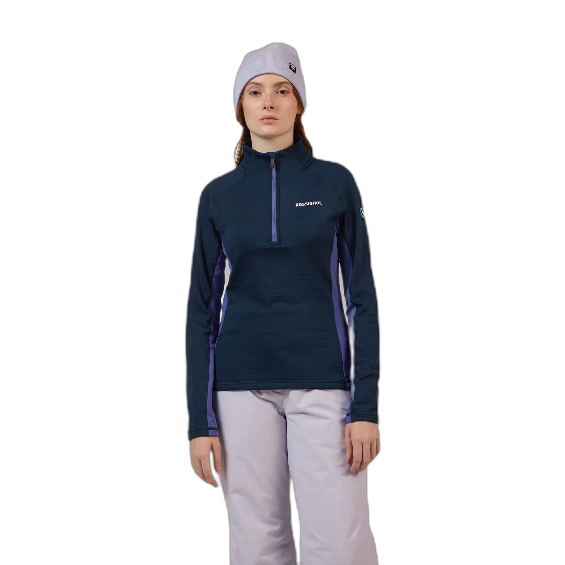 Kurtka narciarska 1/4 Zip damska Rossignol Blackside MIX