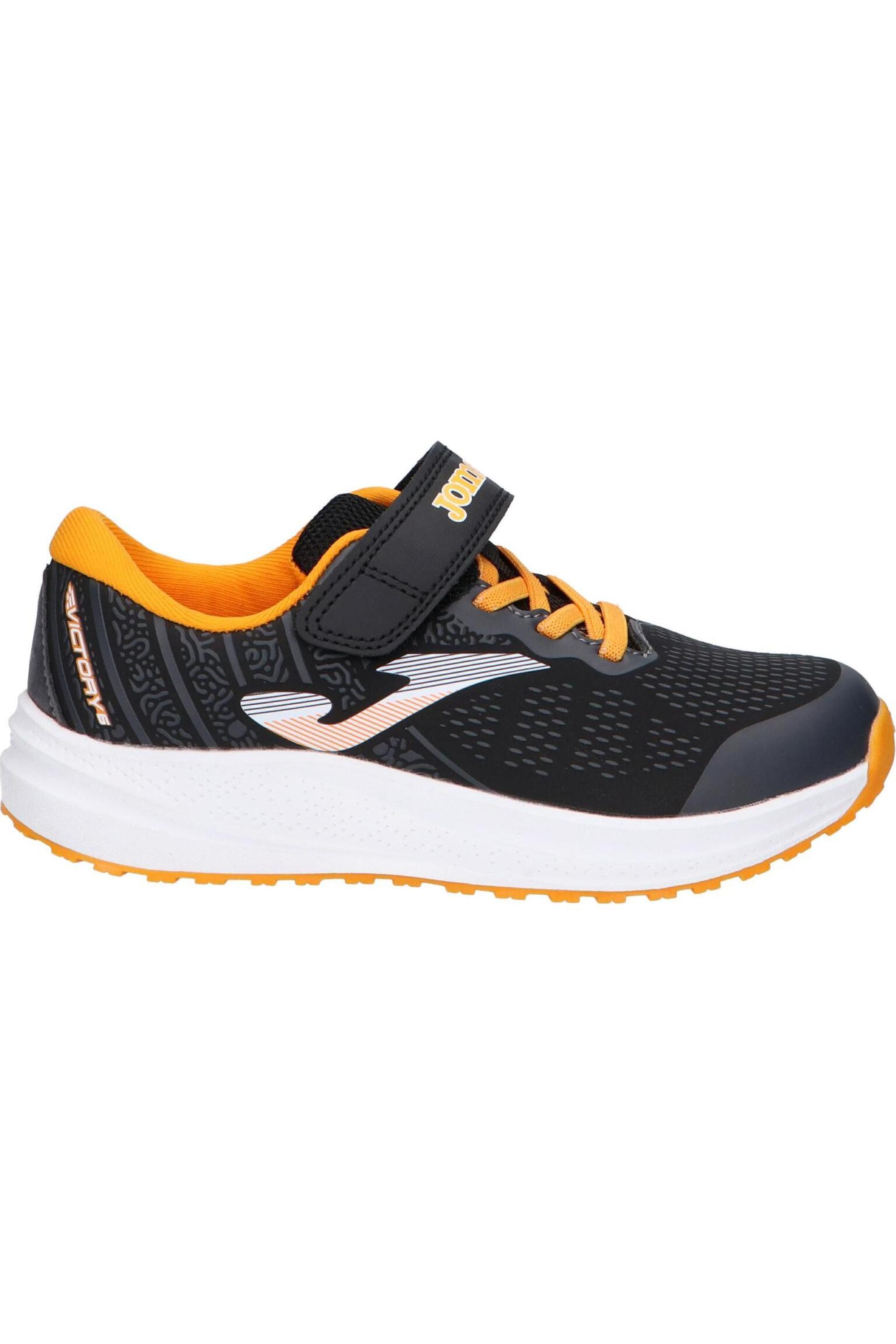 JOMA Victory Jr buty do biegania dziecięce czarne pomarańczowe