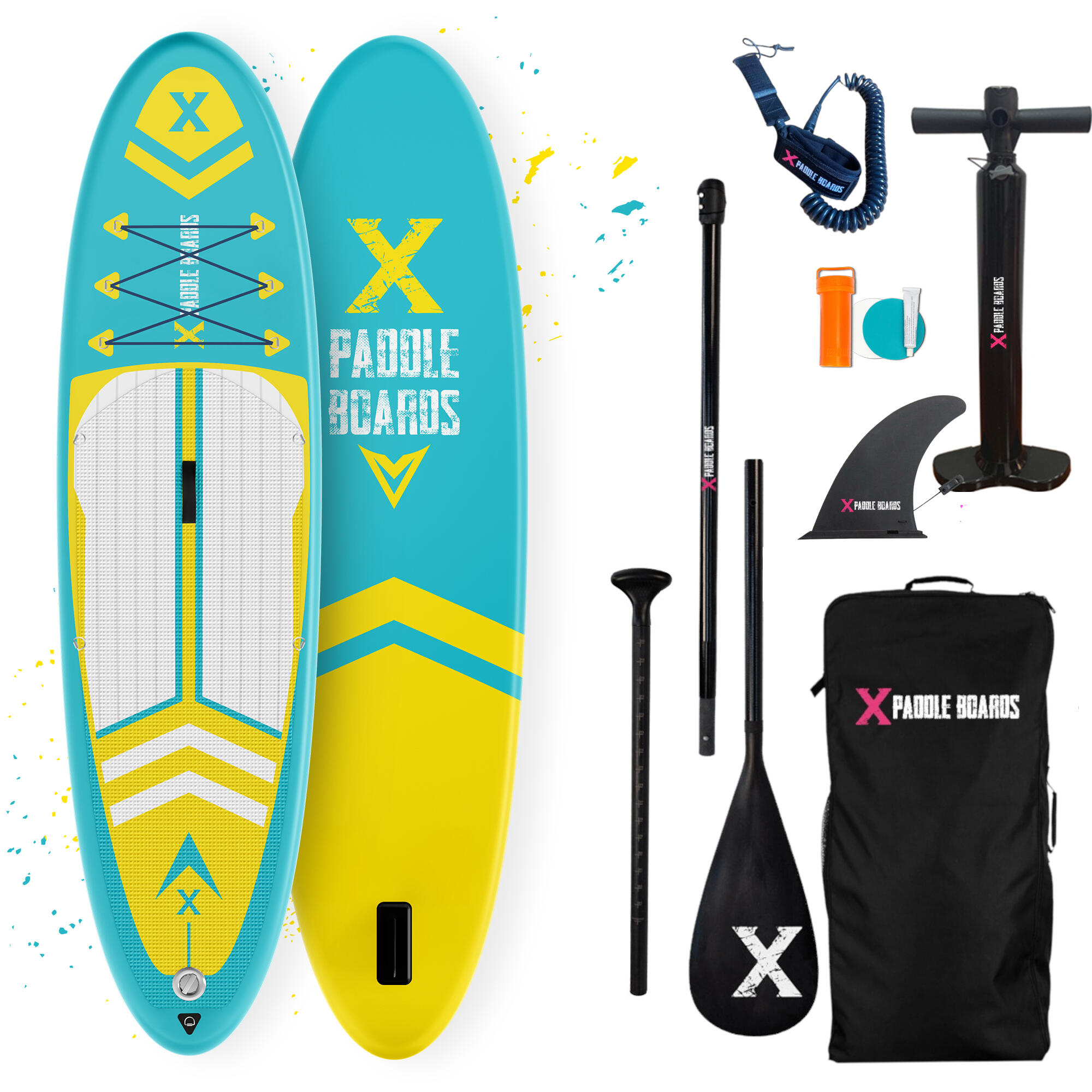 Deska stand up paddle pompowana dziecięca RIPPER - 250 x 71 x 10 cm