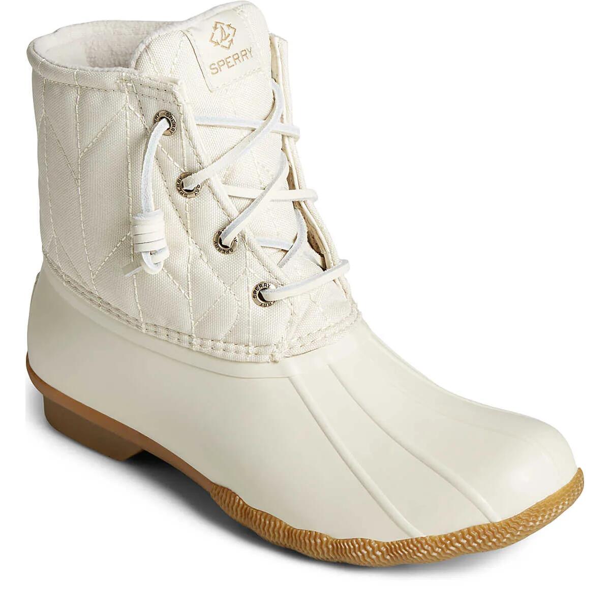 Damskie buty zimowe Sperry Wms Saltwater Ivory White