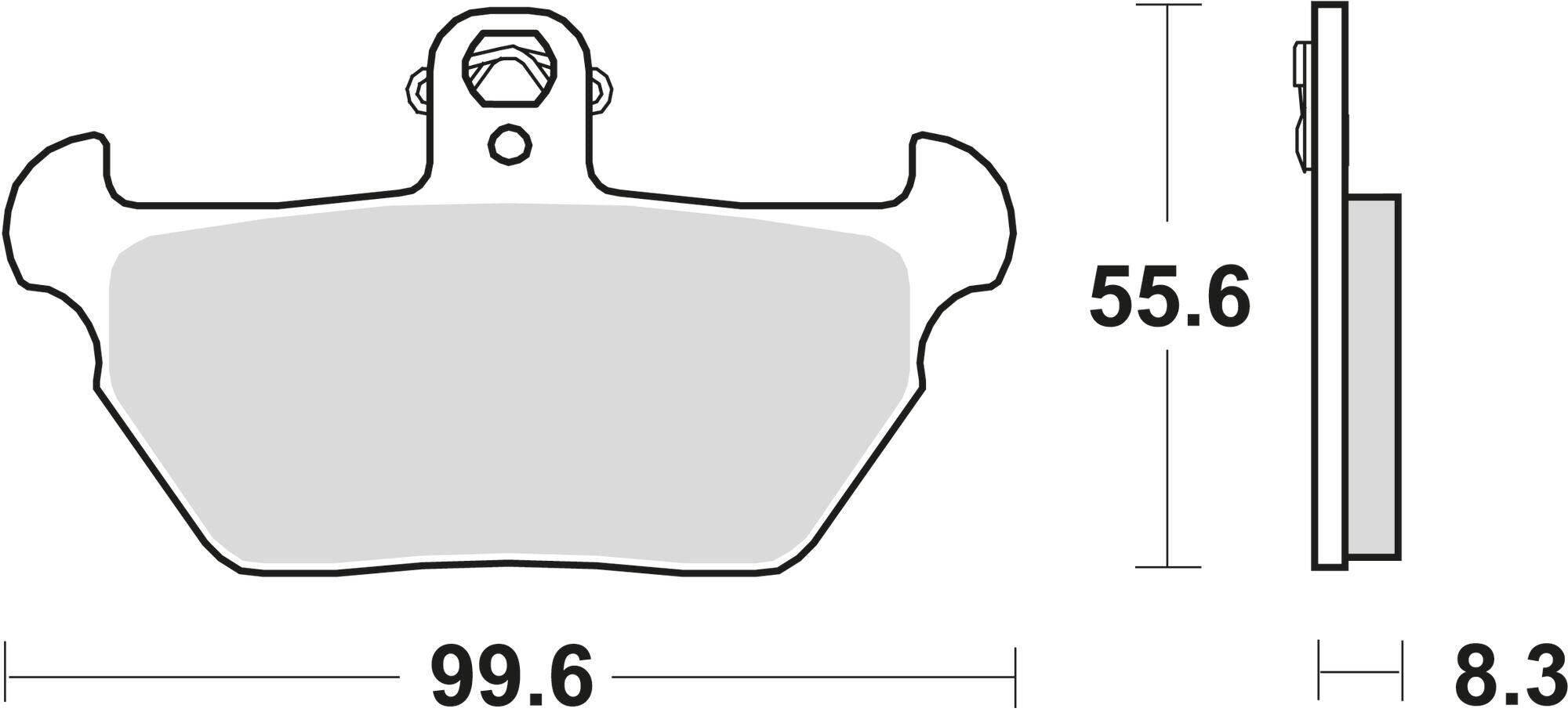 Klocki hamulcowe TRW MCB 621 SV ze spiekanego metalu