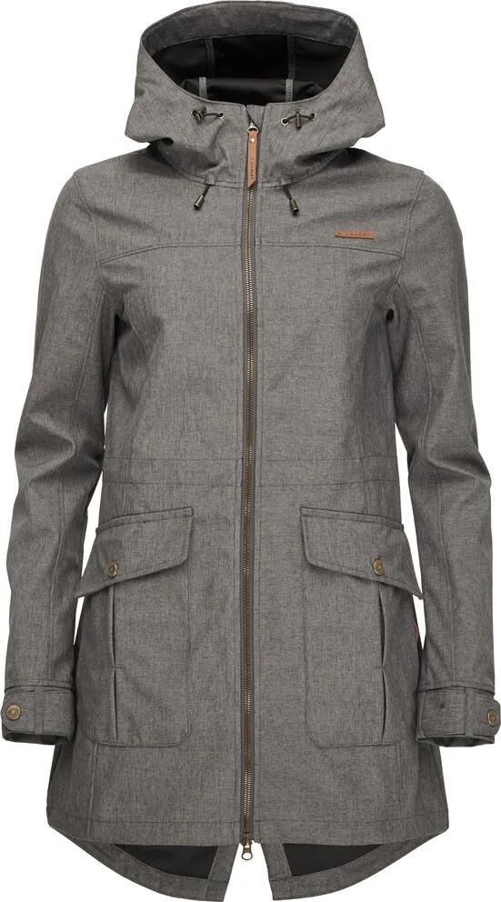 Damski płaszcz softshell Loap Lavila szary