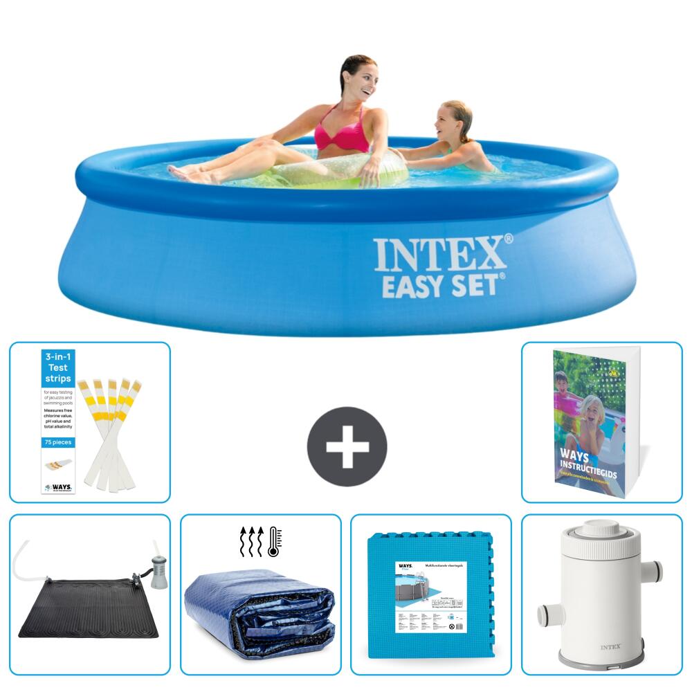 INTEX Basen Easy Set Okrągły - 244x61 cm - 7-częściowy S166