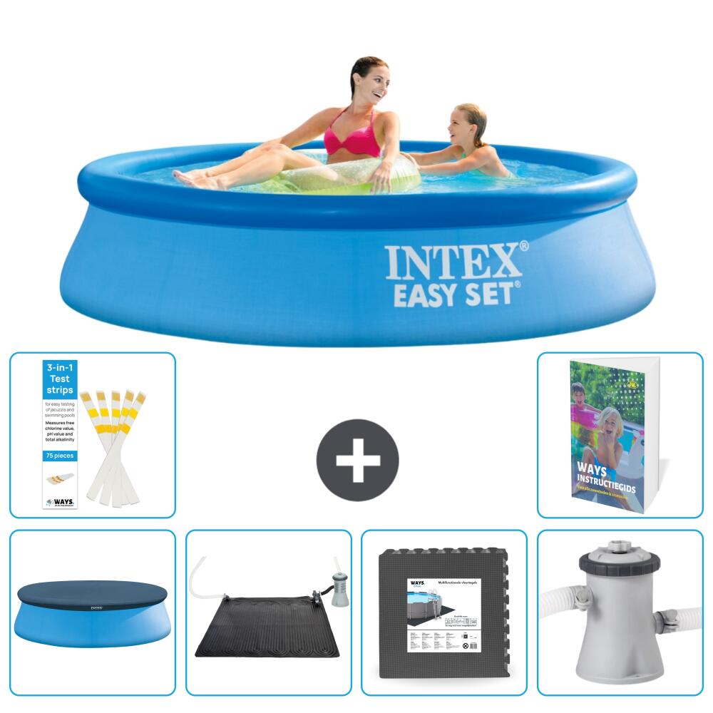 INTEX Basen Easy Set Okrągły - 244x61 cm - 7-częściowy S21