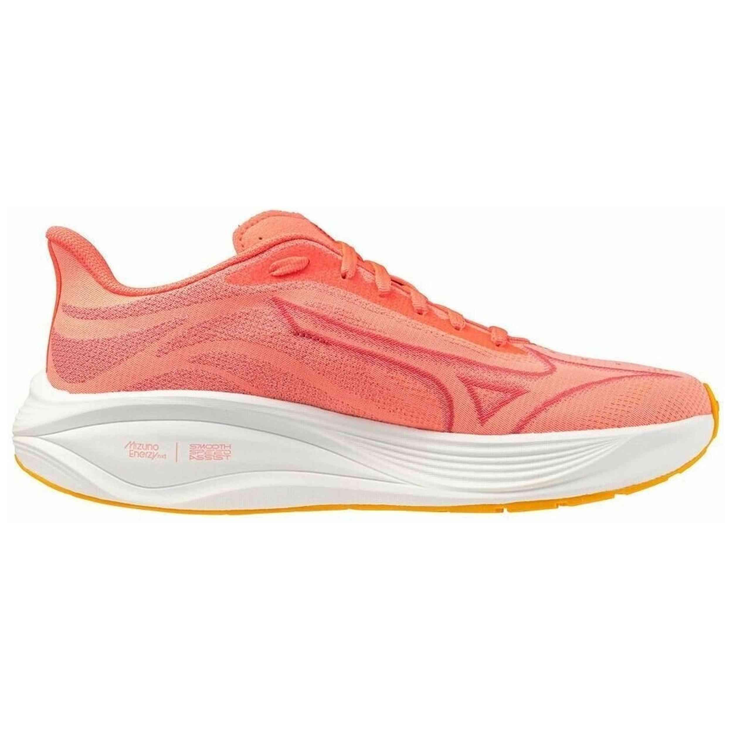 Buty do biegania damskie Mizuno Neo Cosmo striking coral/snow white/citrus