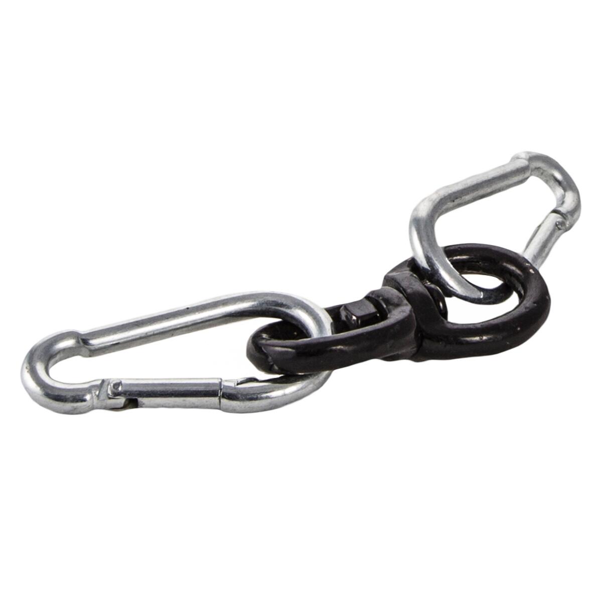 Zestaw 2 karabinków + krętlik Metal Boxe