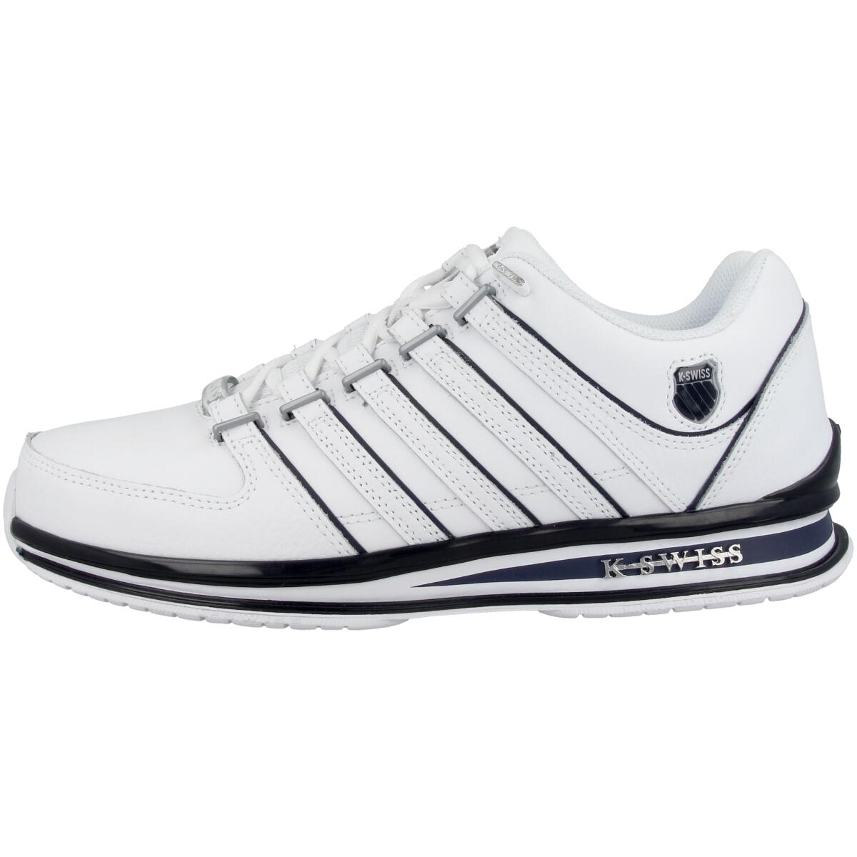 Sneakersy męskie K-Swiss Rinzler skóra naturalna białe (01235-139-M)