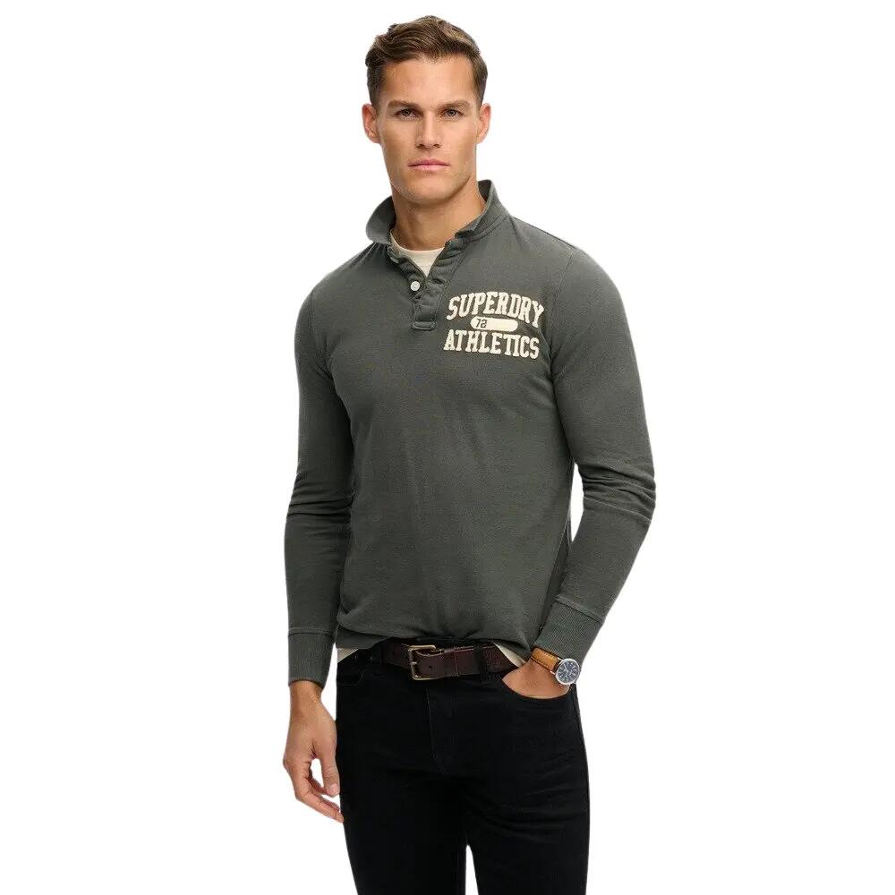 Koszulka polo z długim rękawem Superdry Vintage Athletic