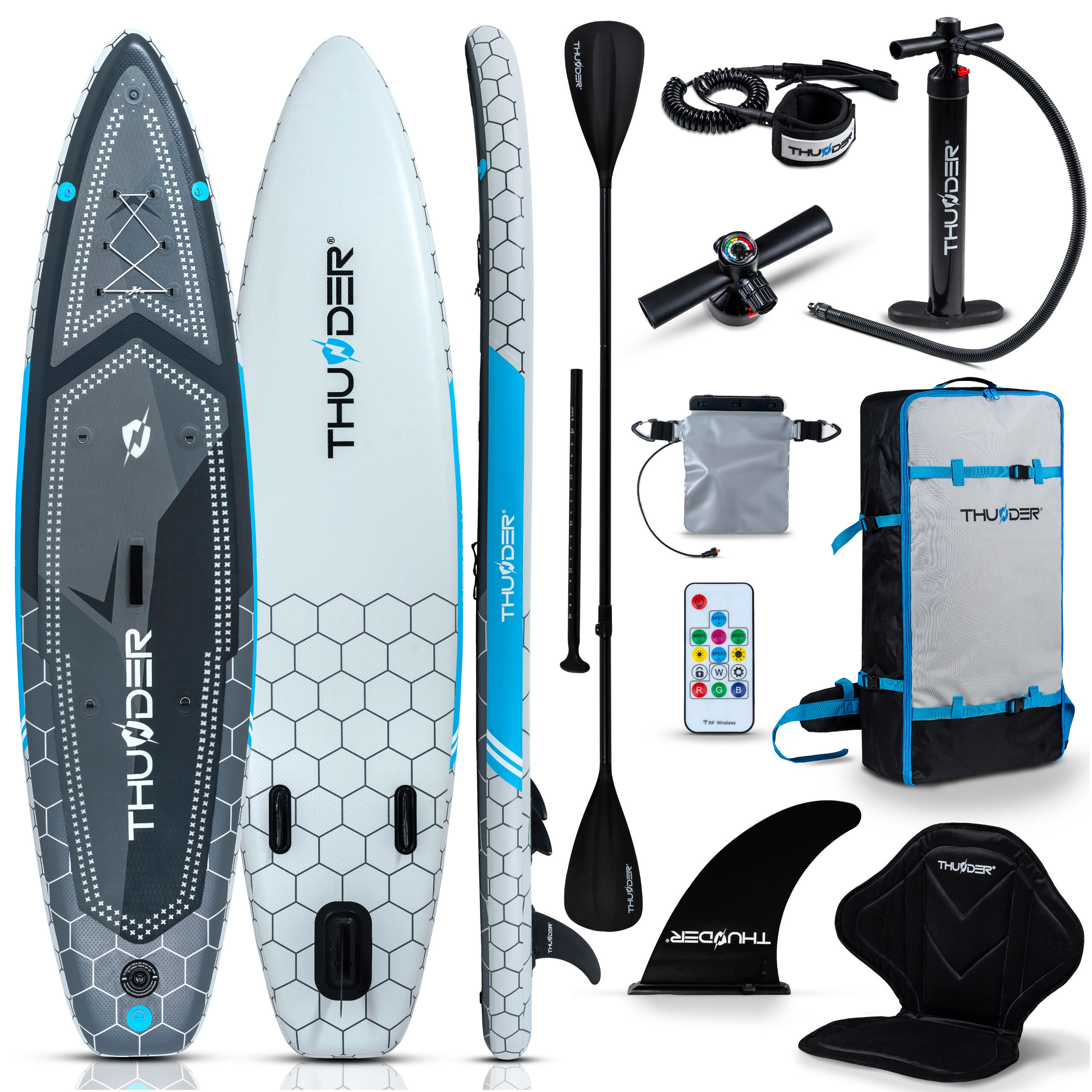 Deska SUP pompowana akcesoria THUNDER LUMOS 320cm