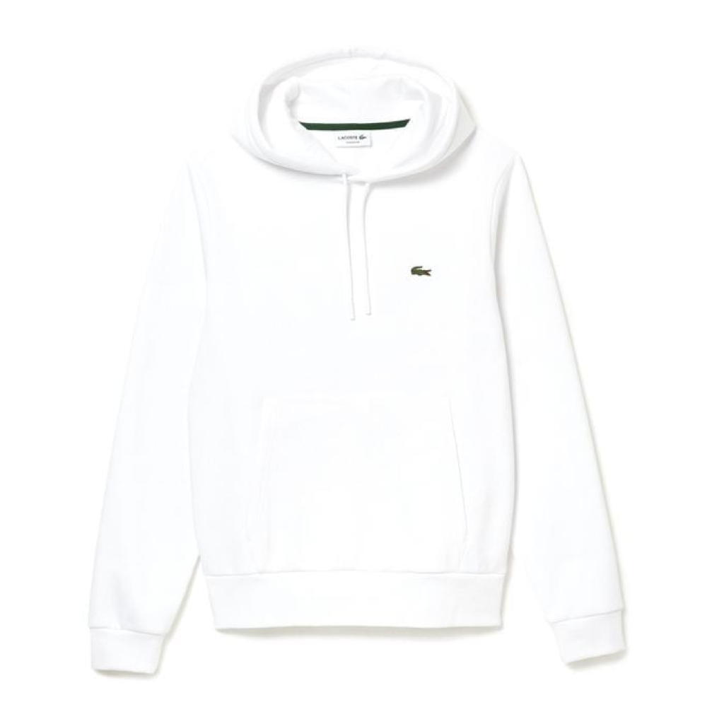 Bluza Lacoste Biała z Bawełny Organicznej