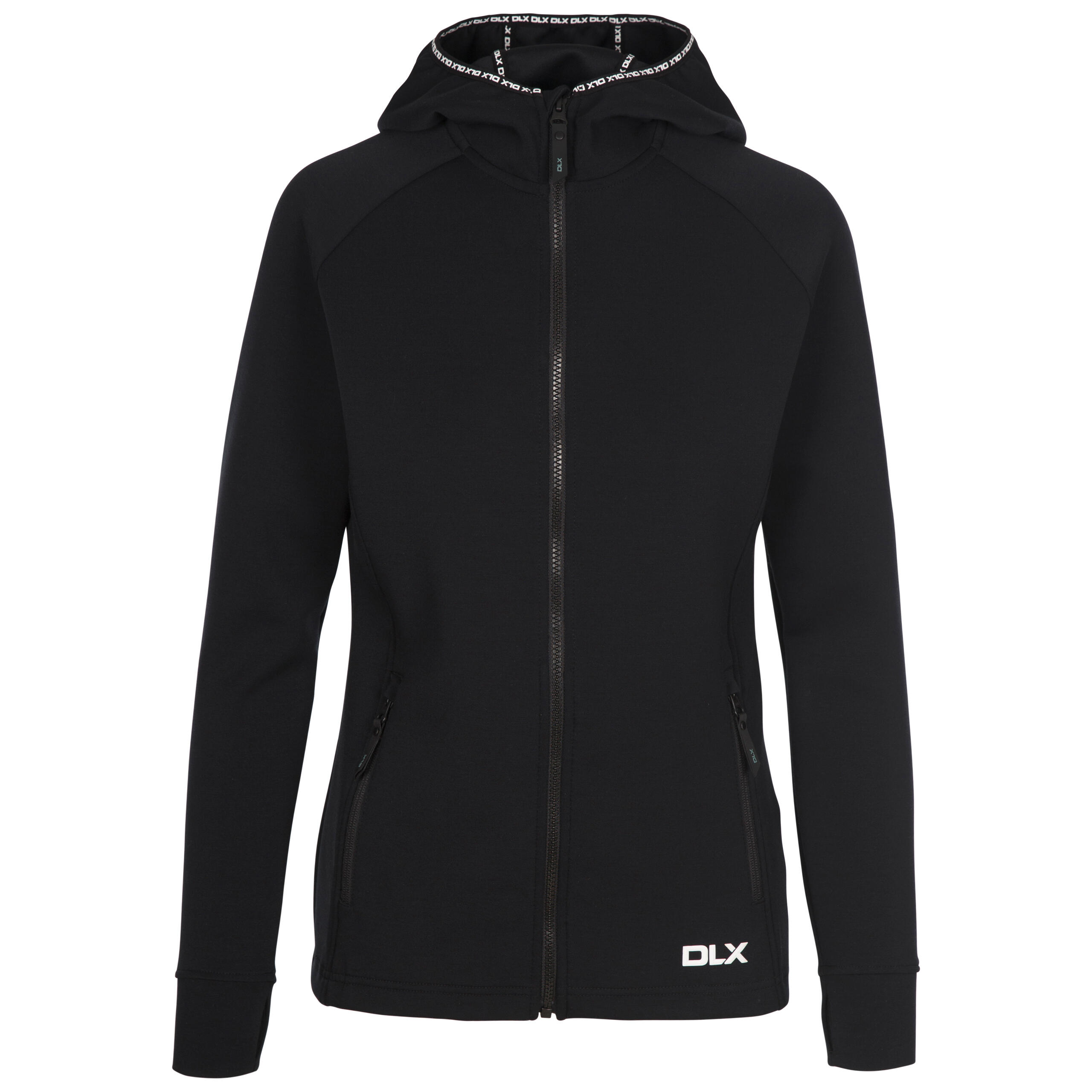 Dlx Anais - Damska bluza z kapturem Dlx w kolorze czarnym