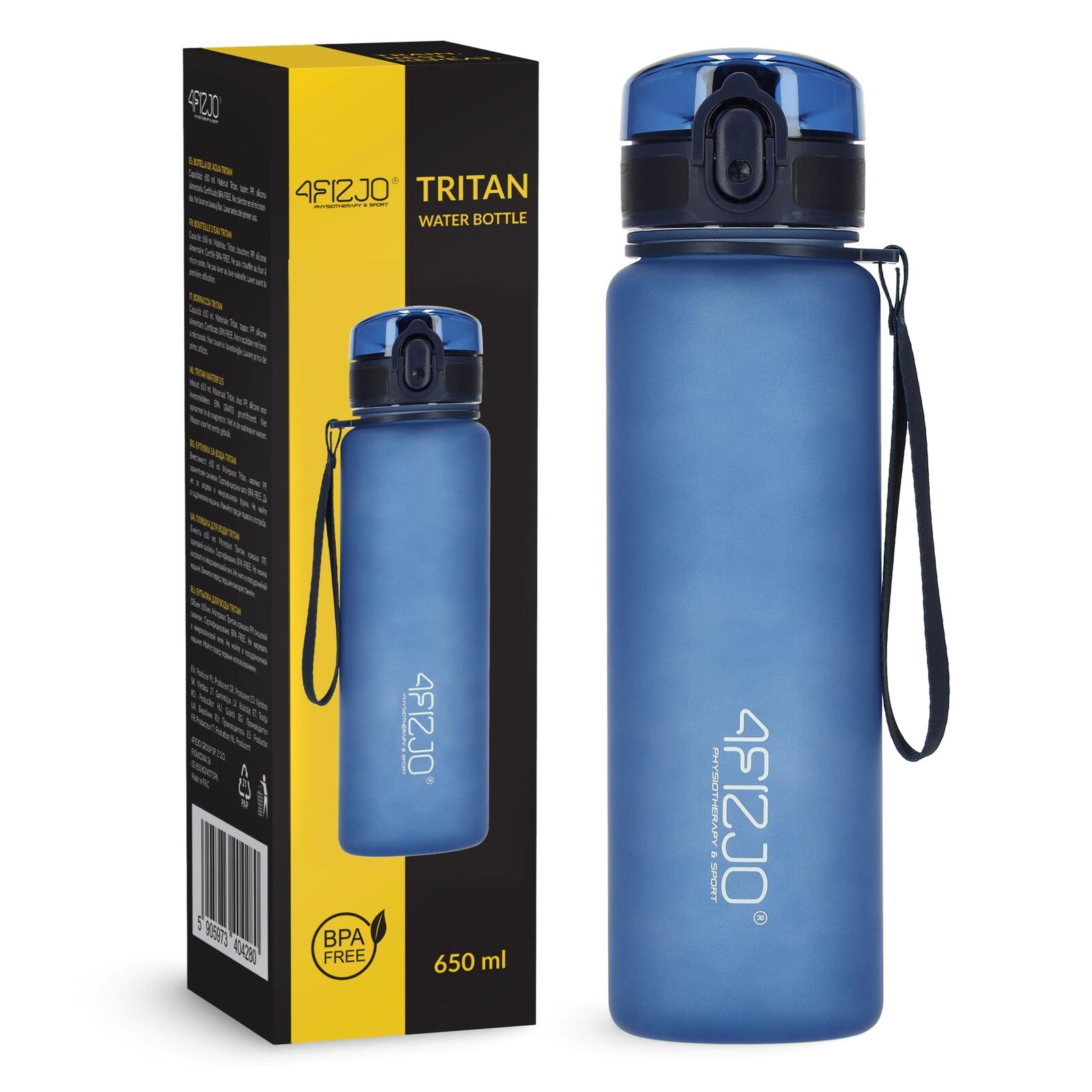Sportowa butelka na wodę 4FIZJO 650 ml