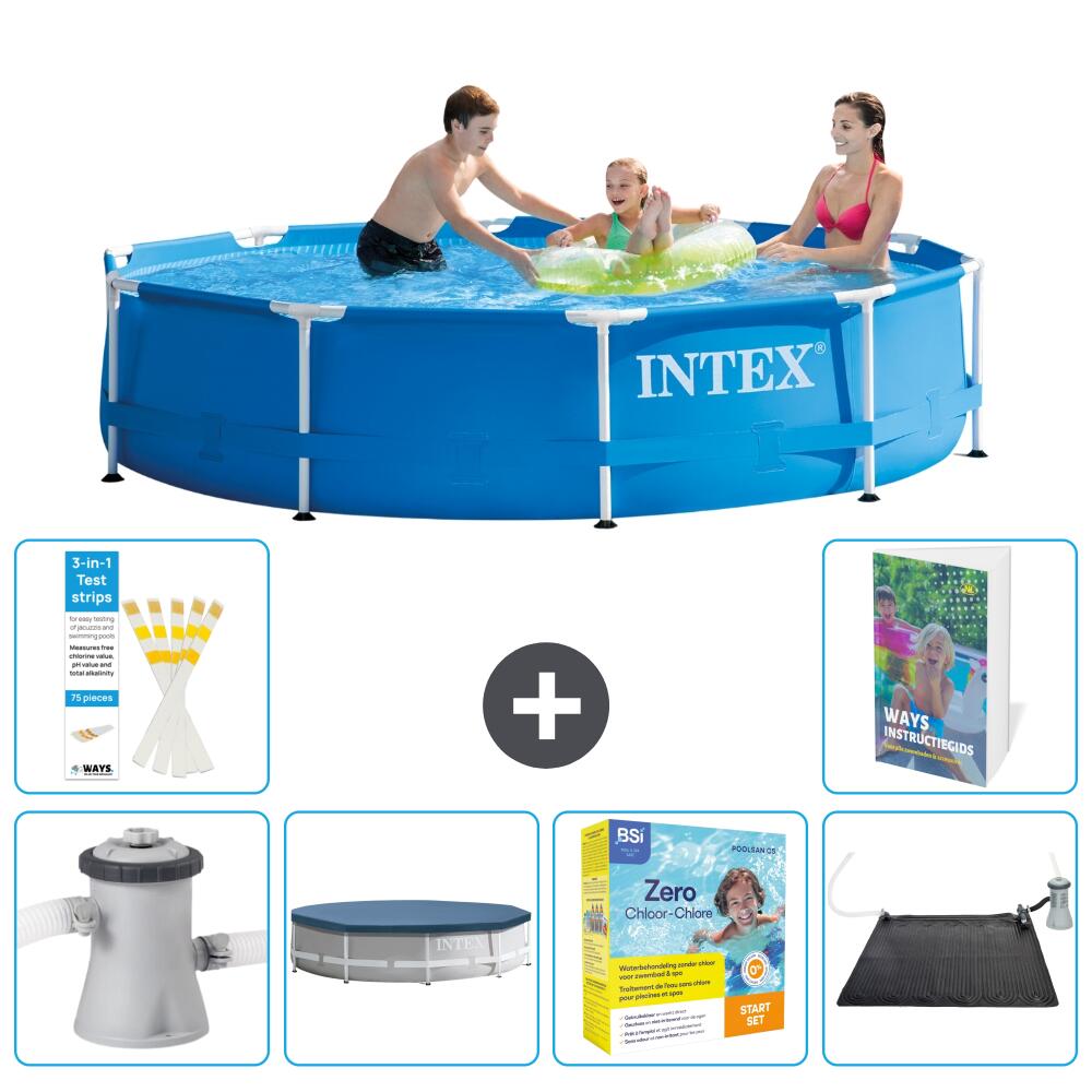 INTEX Basen ze stelażem Okrągły - 305x76 cm - 7-częściowy S234