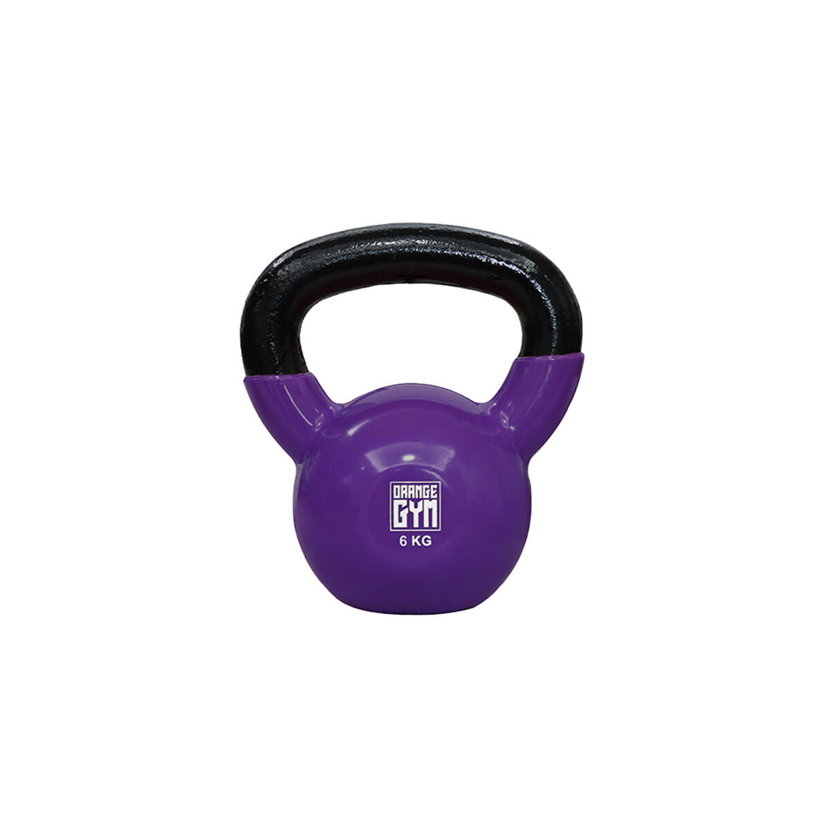 Pomarańczowy Gym – Kettlebell winylowy – 6kg